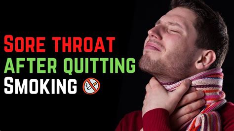Your symptoms worsen or you develop new symptoms, as you could have another type of infection. . How to get rid of sore throat from secondhand smoke